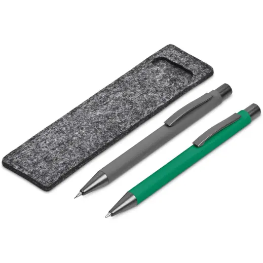 Omaha Ball Pen & Pencil Set Green